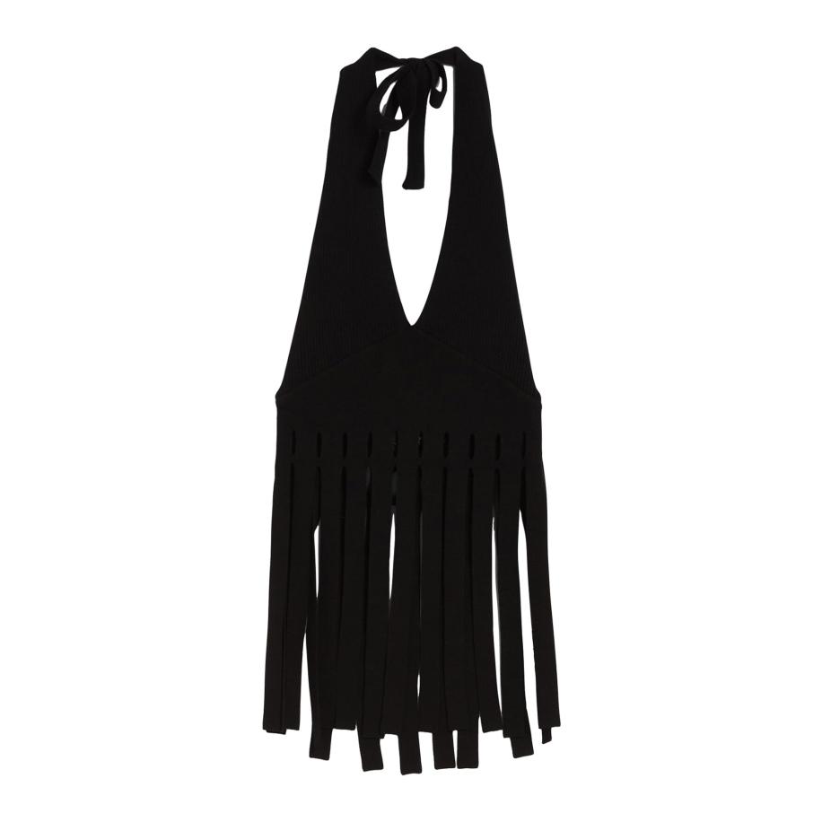 Bershka Bershka Gebreide top zwart -