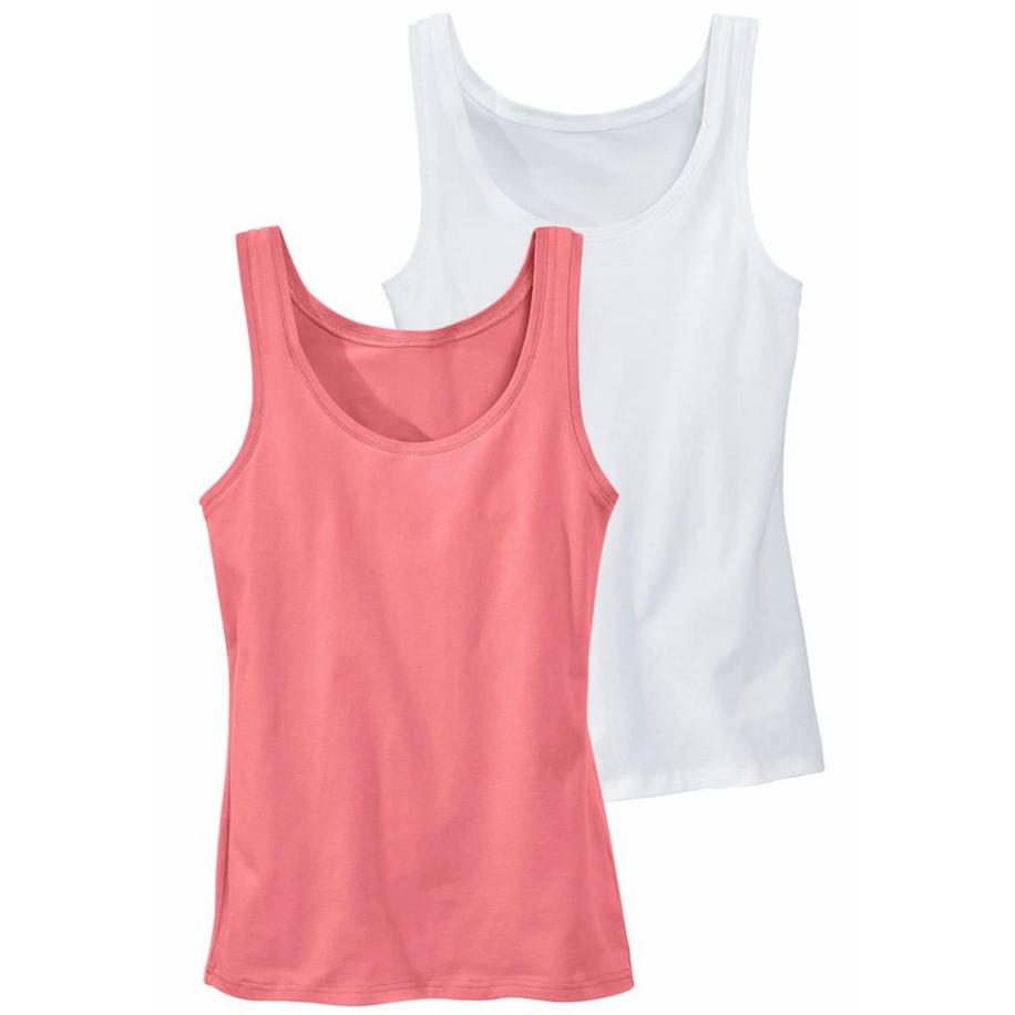 VIVANCE VIVANCE Top donkerroze / natuurwit -