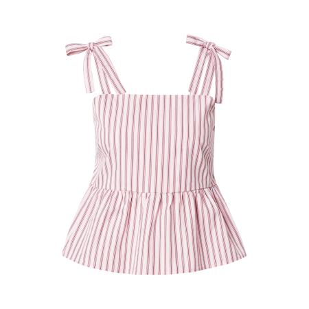 Pieces PIECES Top PCTaelyn pastelroze / donkerroze / zwart