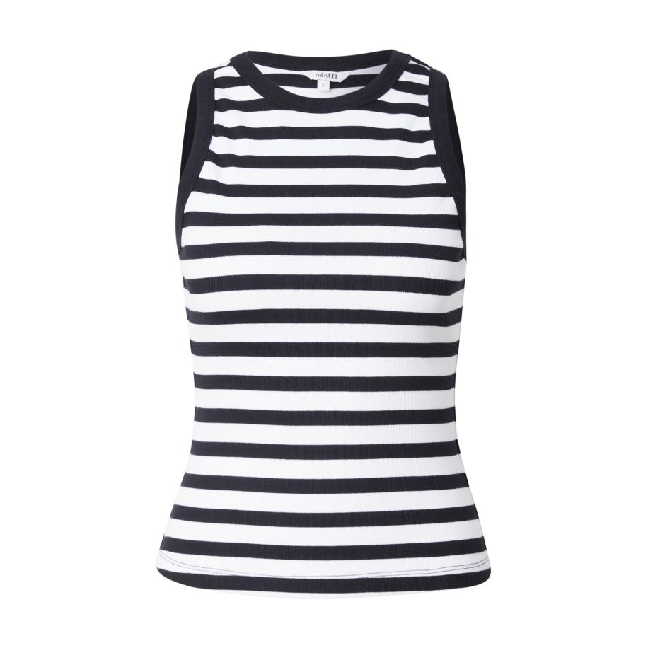 Mbym mbym Top Jaxson zwart / wit -