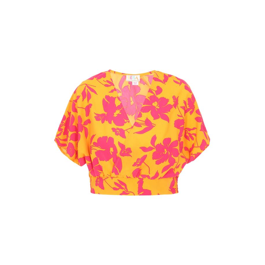 ebeeza ebeeza Blouse Fashion Look geel / pink -