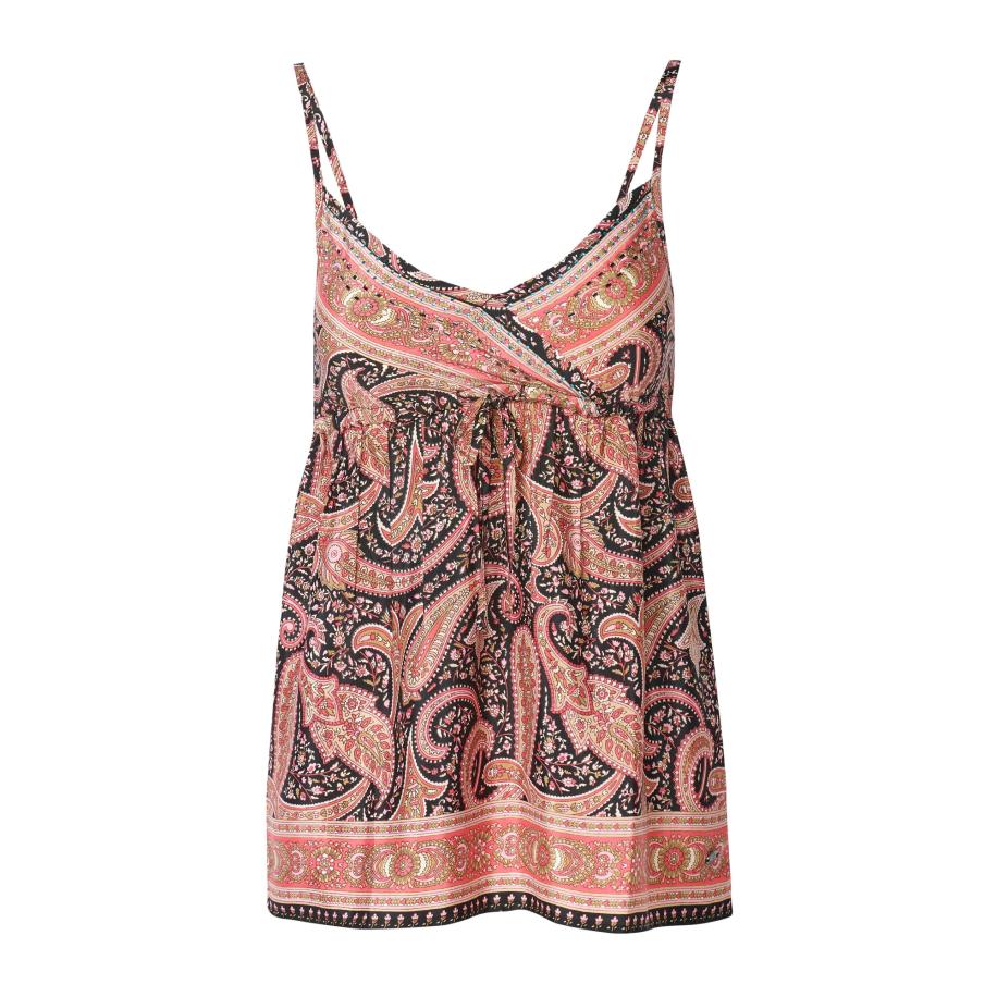 KOROSHI KOROSHI Top beige / pink / rosa / zwart -