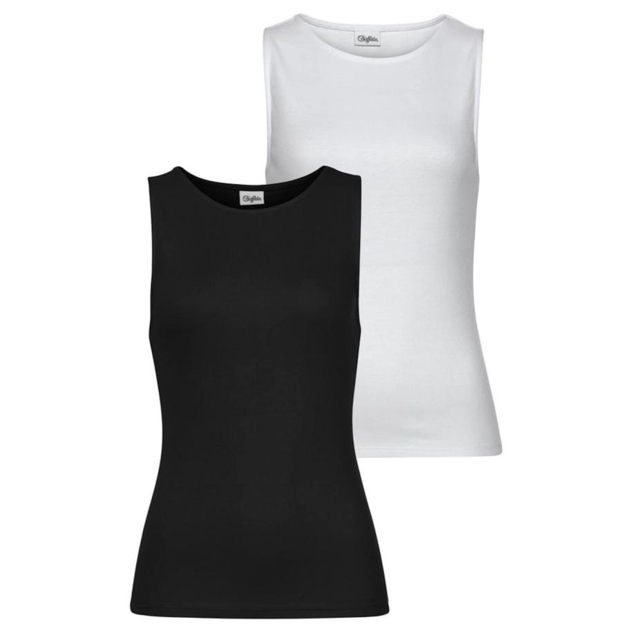 Buffalo BUFFALO Top zwart / wit -