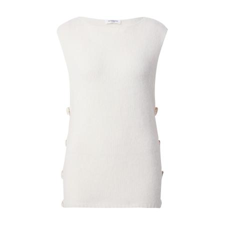 Hoermanseder Hoermanseder Gebreide top Chani sand / wit