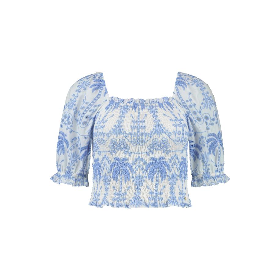 Shiwi Shiwi Top blauw / offwhite -