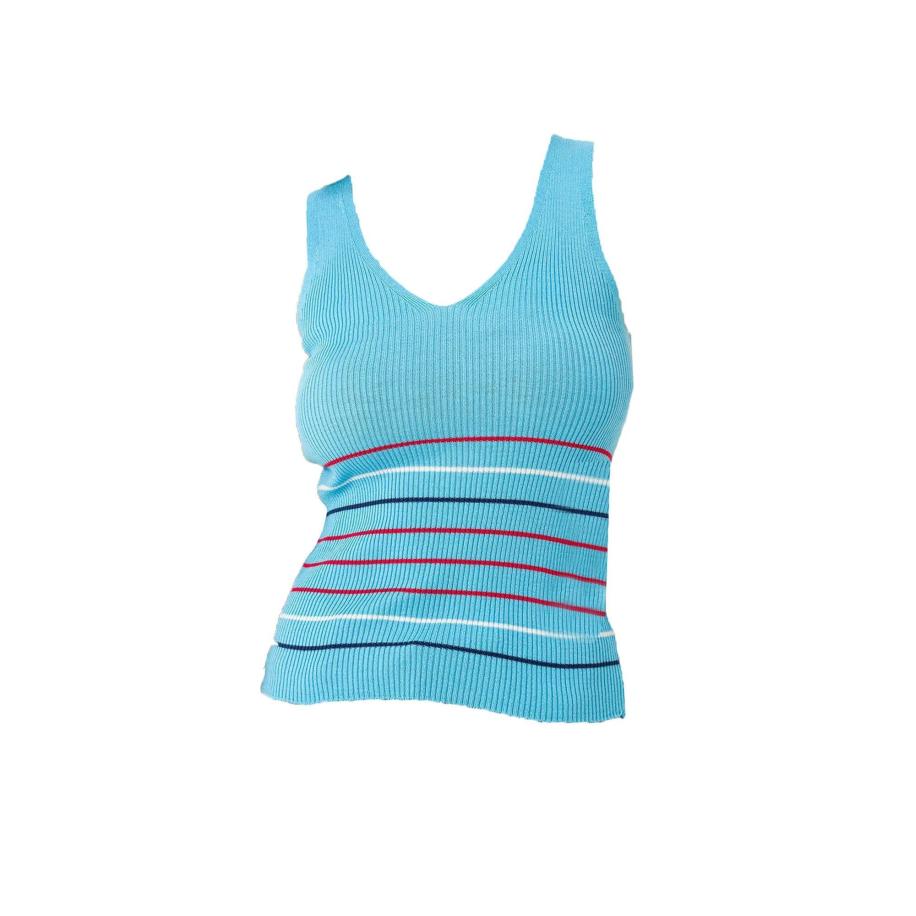Dandalo Dandalo Gebreide top turquoise -