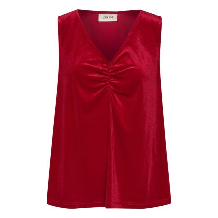 Cream Cream Top CR Pativa bloedrood
