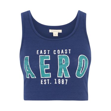 Aeropostale AÉROPOSTALE Top DENVER navy / pastelblauw / wit