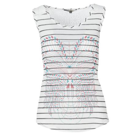 KOROSHI KOROSHI Top zwart / wit