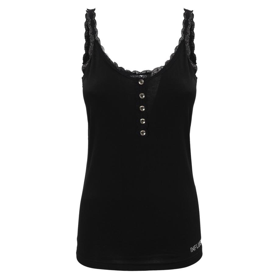 Influencer Influencer Top zwart -