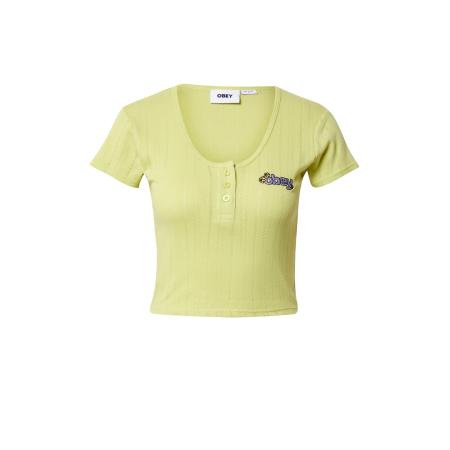 Obey Obey Shirt ALINA lichtgroen / lichtlila / zwart