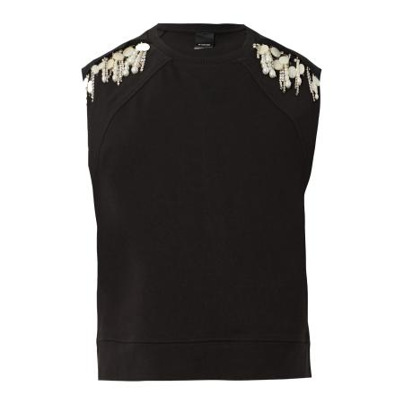 Pinko PINKO Top TARTARE zwart / parelwit