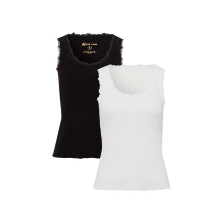 Les Lunes Les Lunes Top MAALA zwart / wit