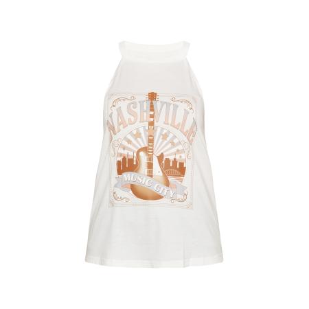 SANIKA SANIKA Top sand / lichtgrijs / wit