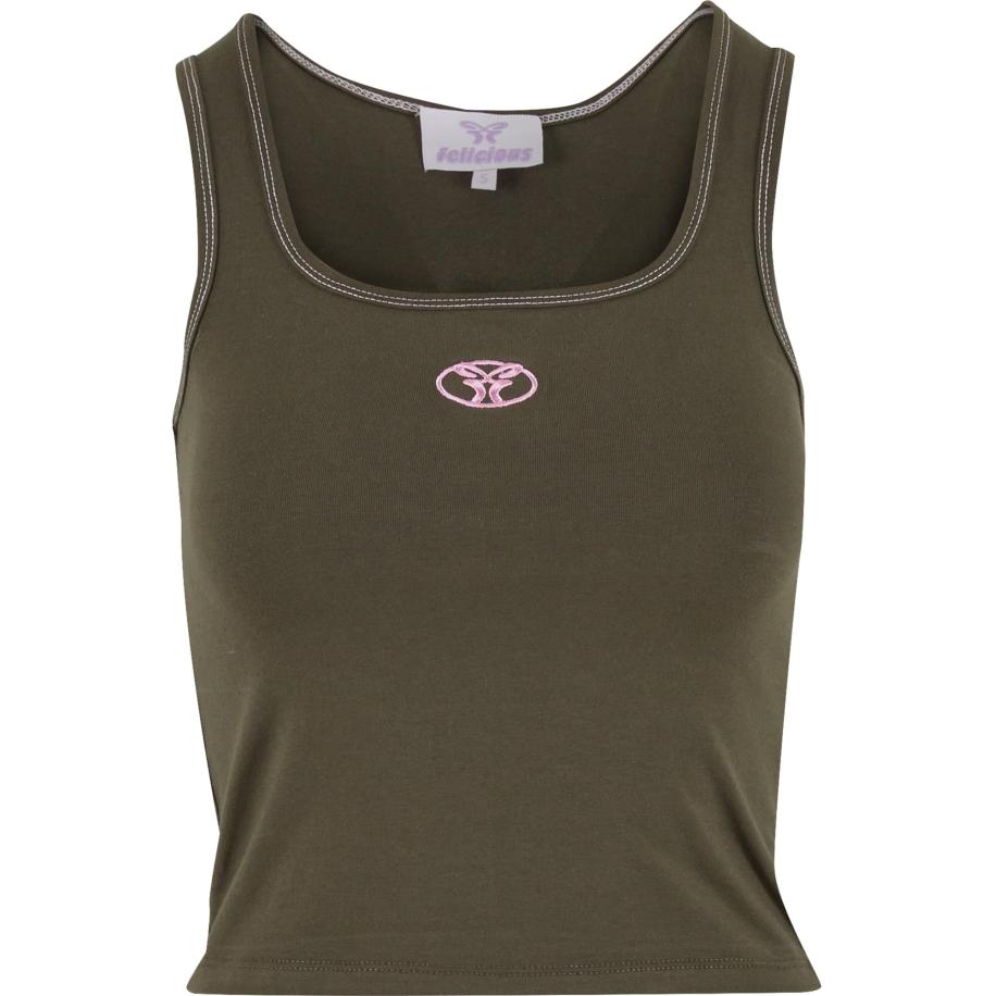 Felicious Top groen / pink Groen