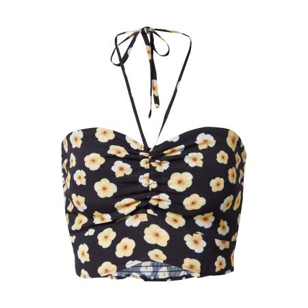 ABOUT YOU ABOUT YOU Top Celia lichtgeel / zwart / wit