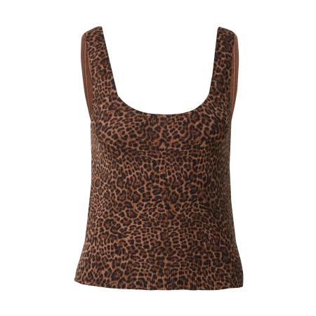 GAP GAP Gebreide top CASHSOFT bruin / zwart