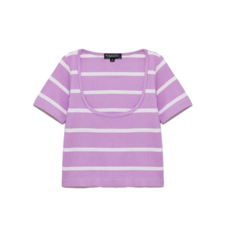 No Matter What Shirt lavendel / wit