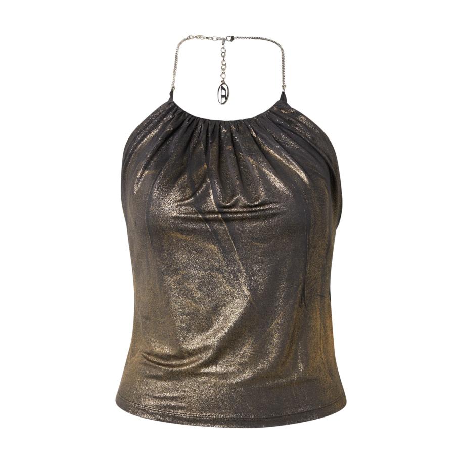 Diesel DIESEL Top T-IRENI goud / antraciet -