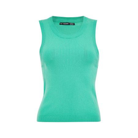 Threadbare Threadbare Gebreide top Eva jade groen