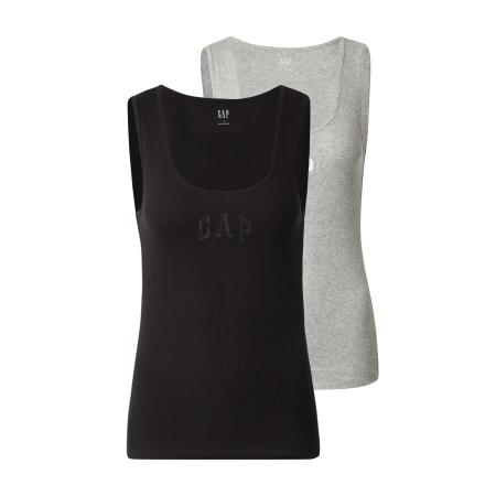 GAP GAP Top grijs gemêleerd / zwart / wit