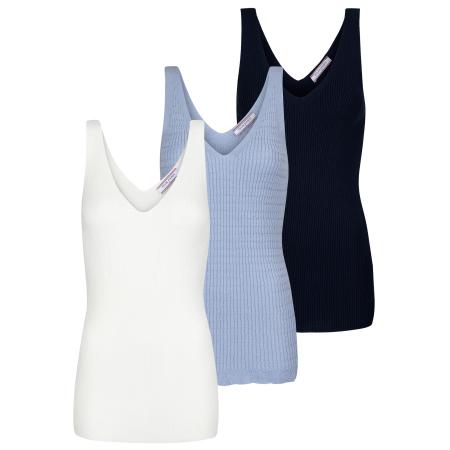 Felix Hardy Felix Hardy Top nachtblauw / lichtblauw / wit