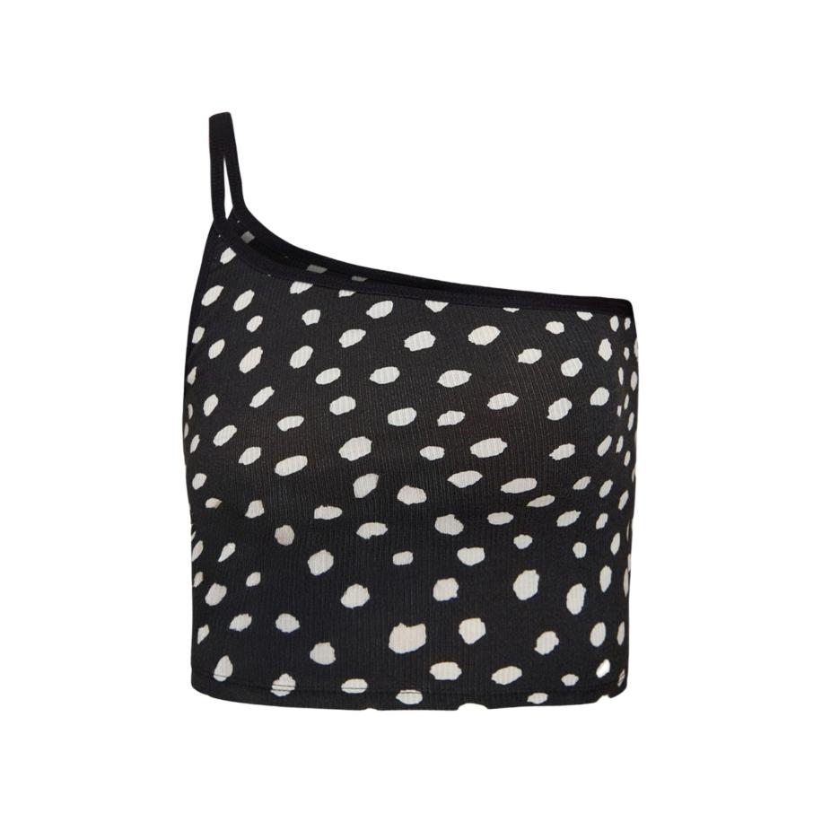 No Matter What No Matter What Top Ernte zwart / wit -