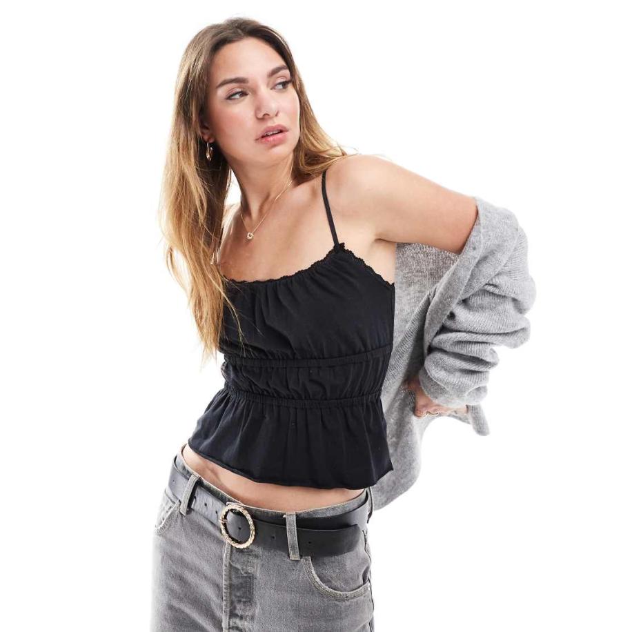 Cotton On Annie Kanten cami in zwart Zwart