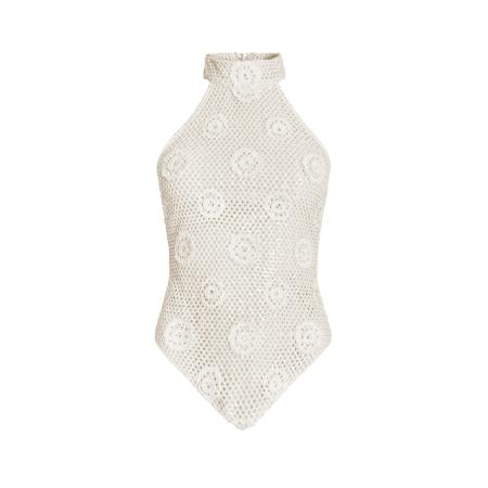OW Collection Gebreide top COLLETTE crème