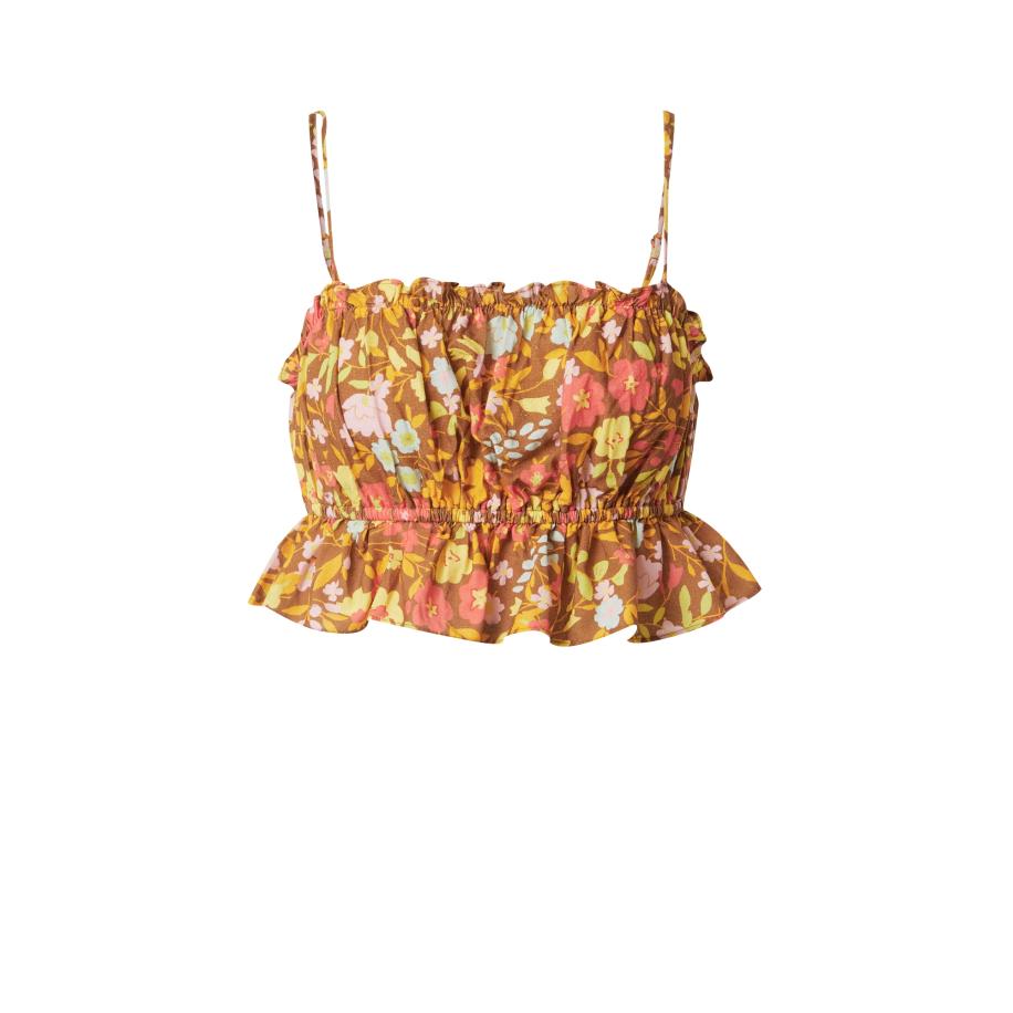 Nasty Gal Nasty Gal Top aqua / oker / mosterd / oudroze -