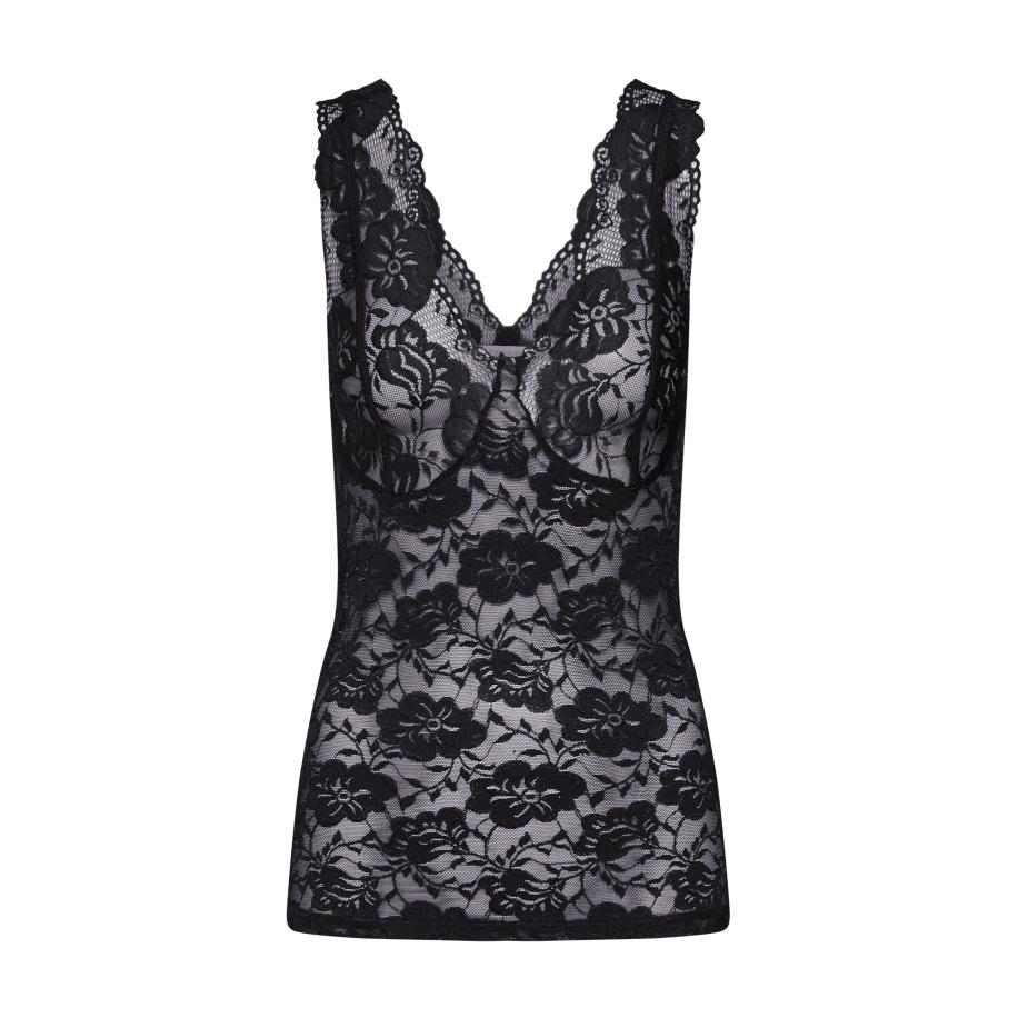 Cream Cream Top Glaze zwart -