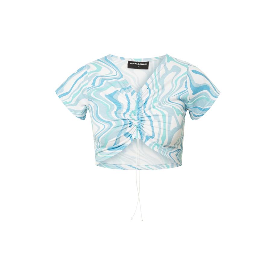 Pegador Pegador Shirt turquoise / lichtblauw / wit -