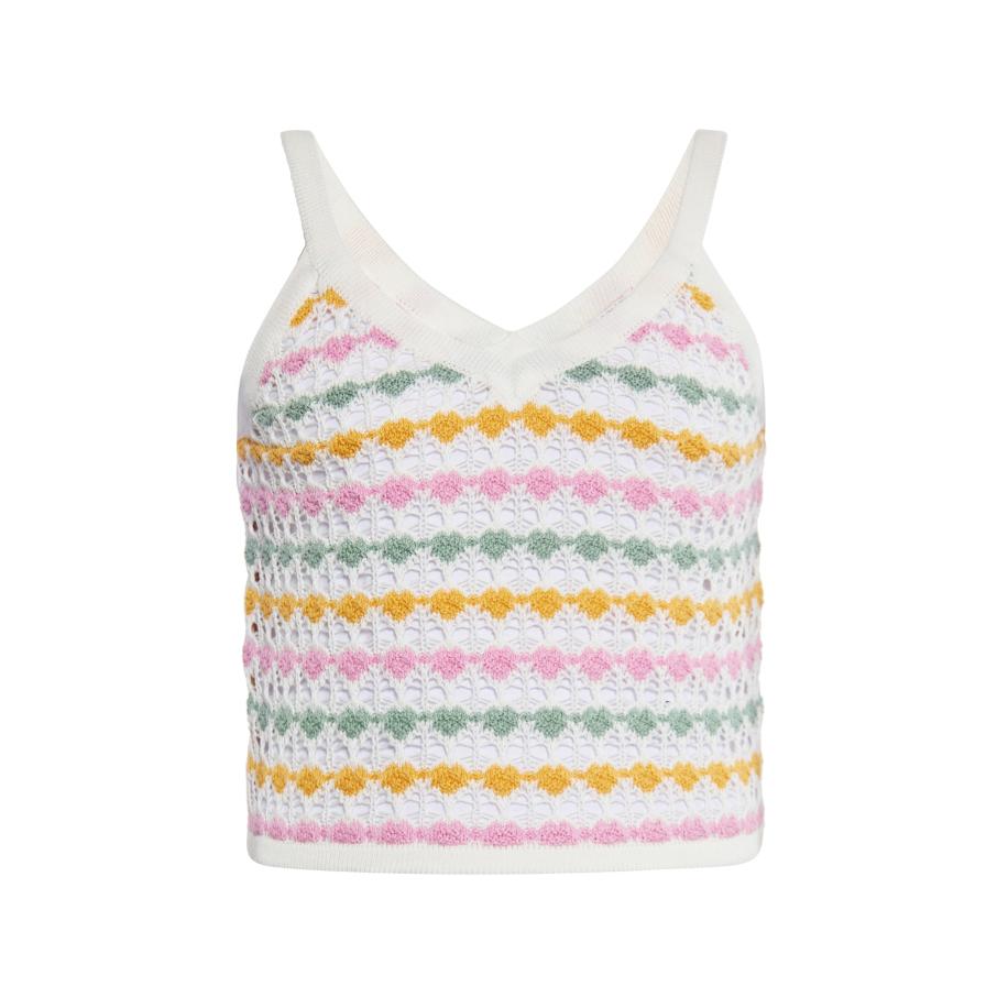 ebeeza ebeeza Top geel / mintgroen / pink / wolwit -
