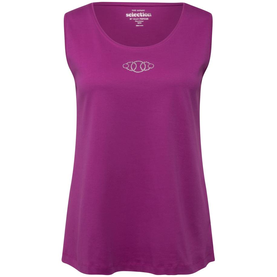 Ulla Popken Ulla Popken Top lila / zilver -