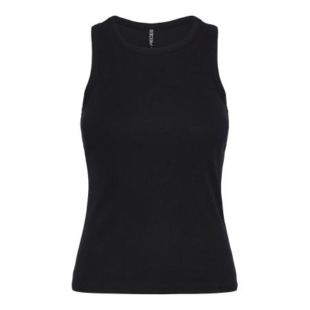 PIECES Top Ruka zwart