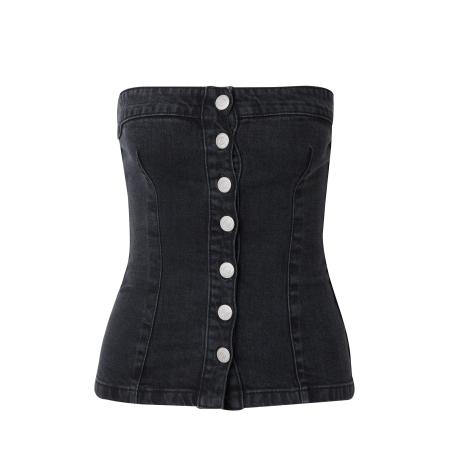 ABOUT YOU Daahls by Emma Roberts exclusively for ABOUT YOU Top Danai black denim
