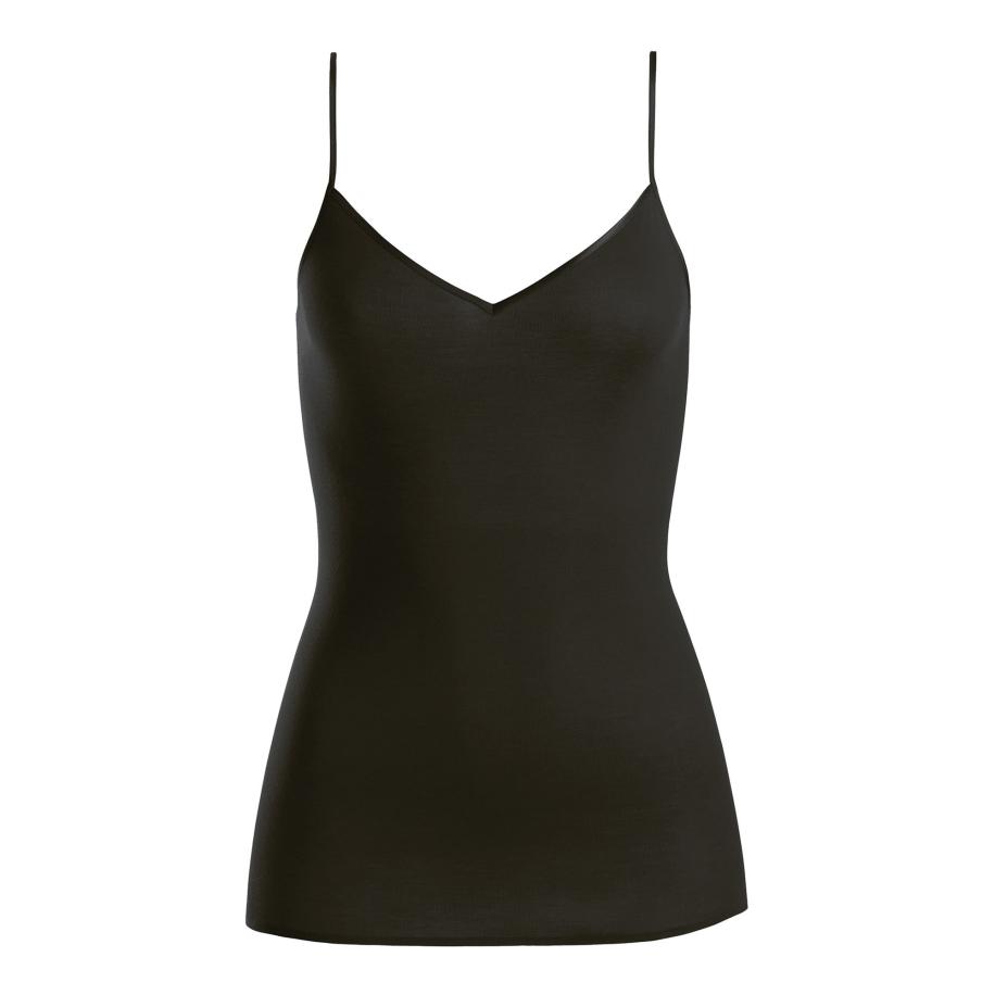 Hanro Hanro Top Cotton Seamless zwart -