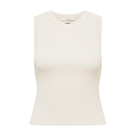 A LOT LESS A LOT LESS Gebreide top Maxi natuurwit