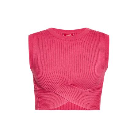 swirly Gebreide top pink