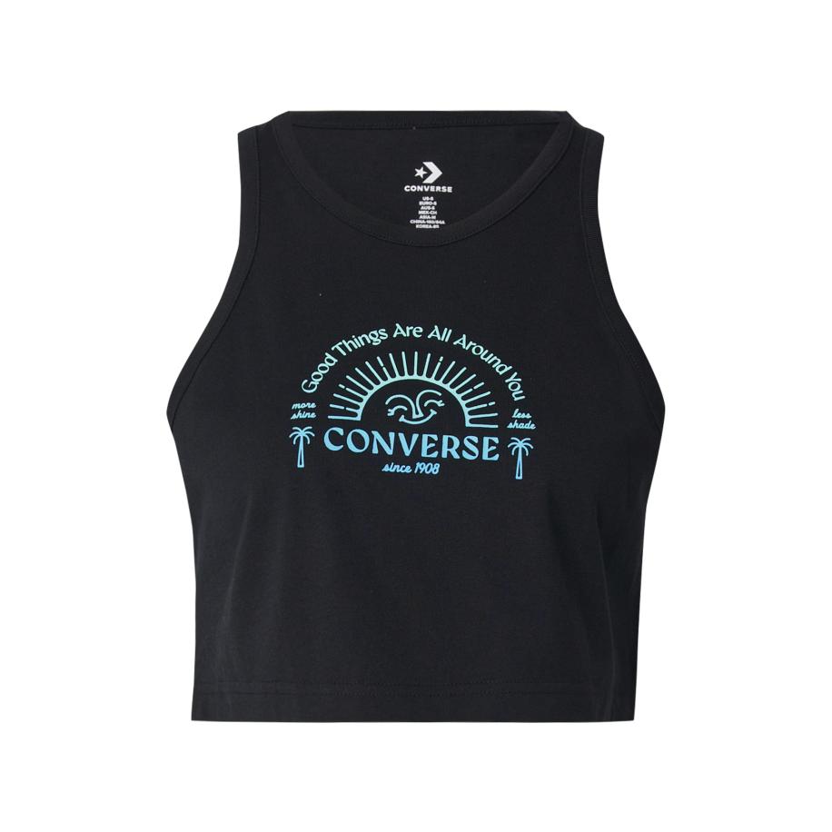 Converse CONVERSE Top GOOD VIBES aqua / mintgroen / zwart -