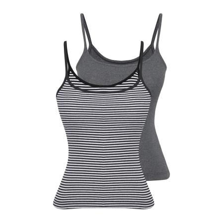 Trendyol Trendyol Top Athlete grijs gemêleerd / zwart / wit
