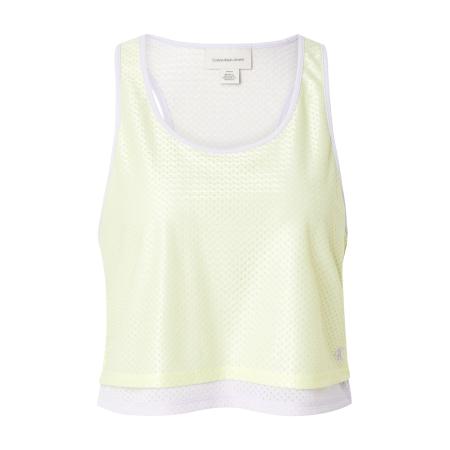 Calvin Klein Calvin Klein Jeans Top PRIDE pastelgroen / wit