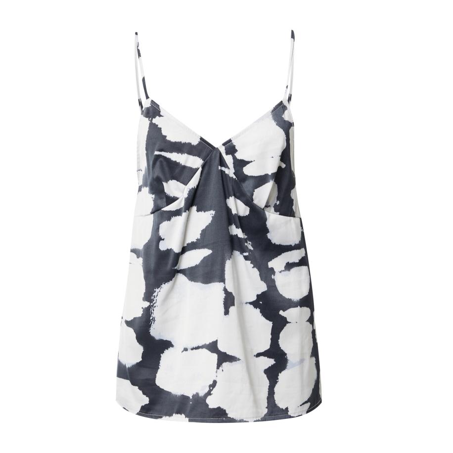 PULZ Jeans Top CALLA zwart / wit Zwart