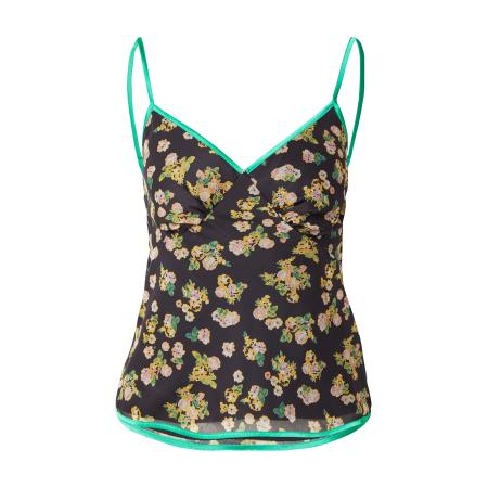 TOPSHOP Top geel / sering / zwart / wit