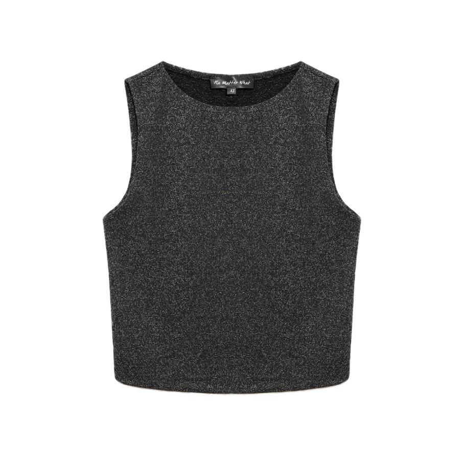No Matter What Top antraciet Grijs