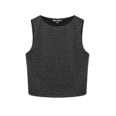 No Matter What Top antraciet