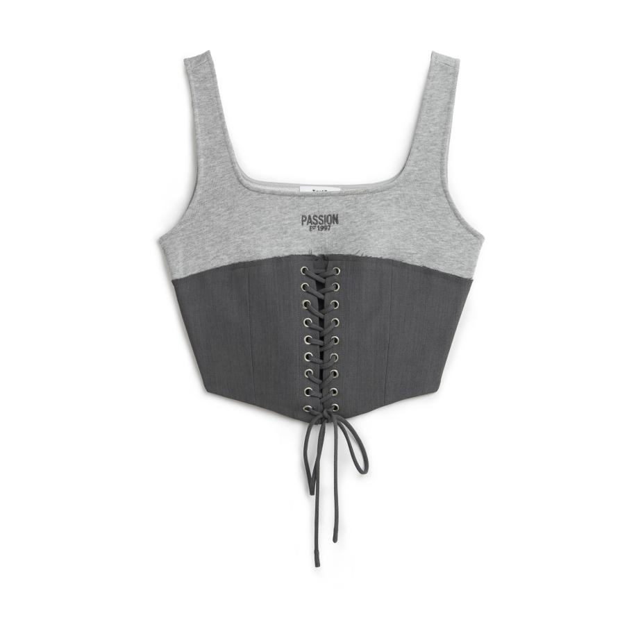 Twist Twist Top grijs / donkergrijs -