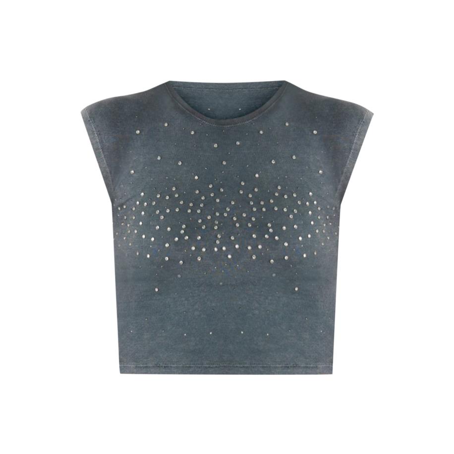 No Matter What Top antraciet Grijs