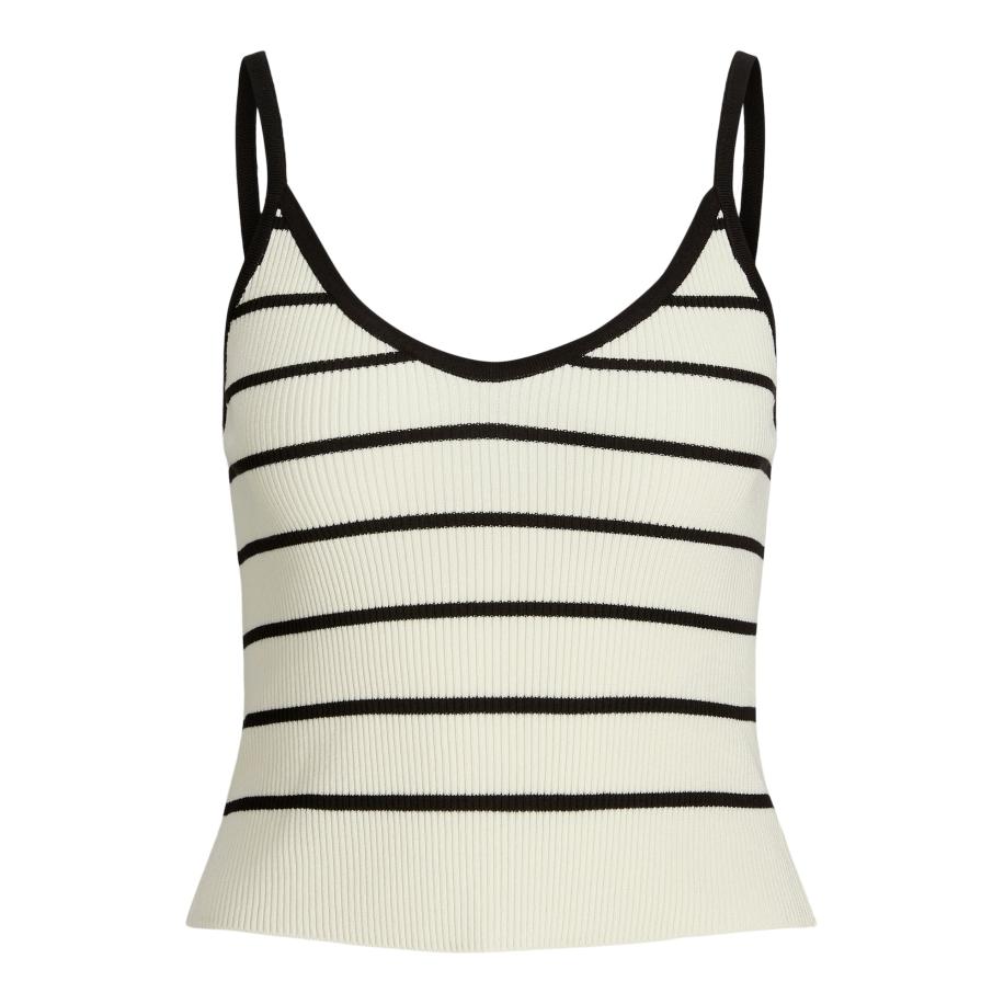 JJXX JJXX Gebreide top zwart / natuurwit -