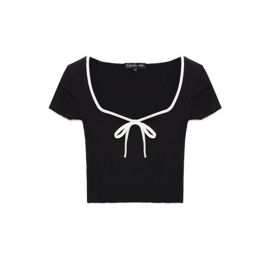 No Matter What Shirt zwart / wit Zwart